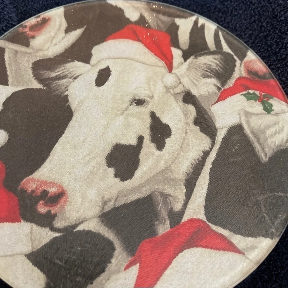 Santa Cow Trivet 8” Diameter